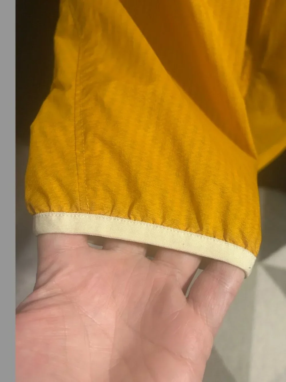 The North Face Yellow Coyote Tower Fleece-Lined Rain Jacket Men's XL